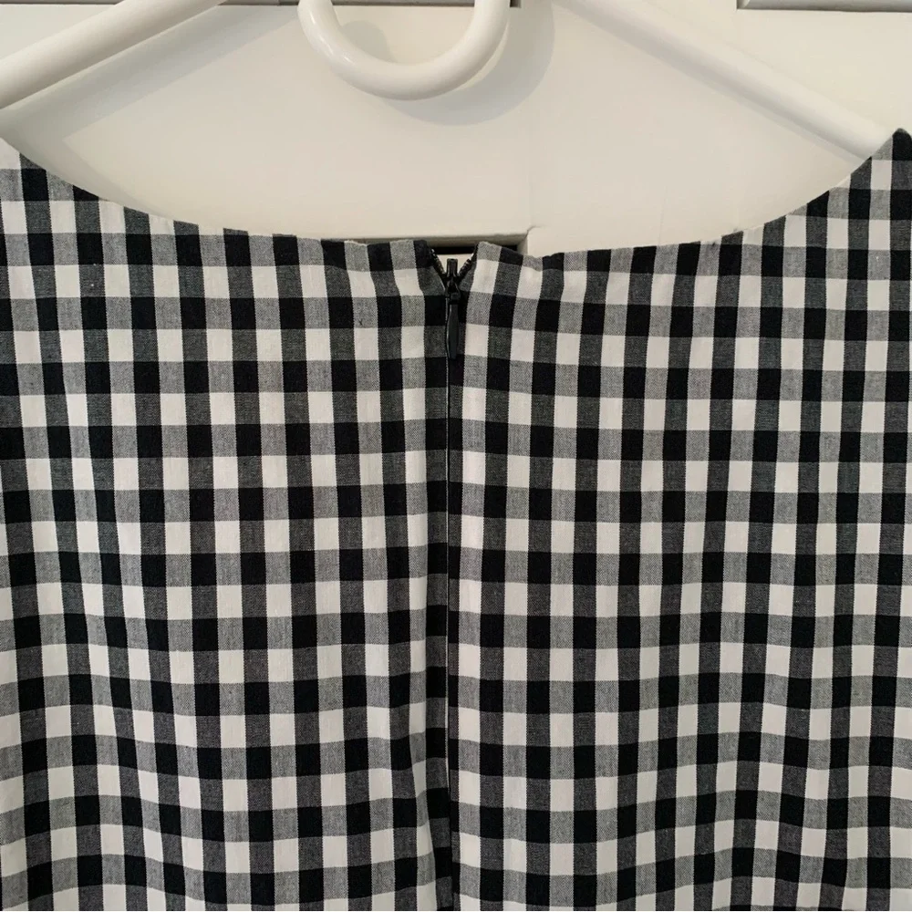 Golden Level Black Gingham Dress Size 16